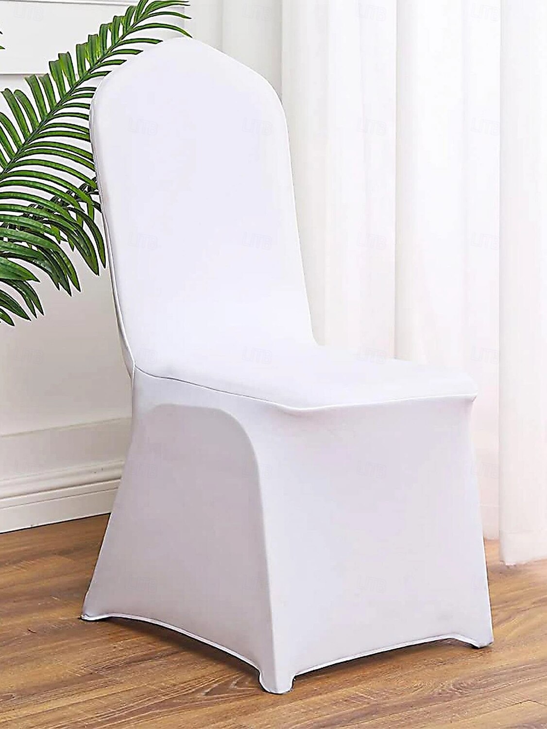 capas para cadeiras de casamento capas elásticas de ajuste universal com cobertura total, perfeitas para casamentos, banquetes e eventos, duráveis e resistentes a rugas, adicionam elegância e estilo a de 2025 por $10.99 –P1