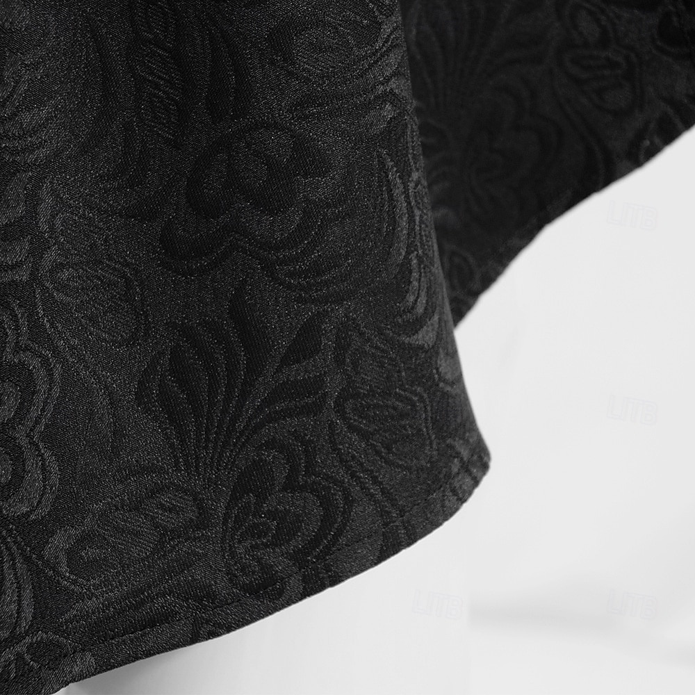 Punk y gótico Renacimiento siglo 17 Abrigo Chaqueta Gabardina Caballero Noble Hombre Víspera de Todos los Santos Carnaval Mascarada Evento / Fiesta Mascarada Feria del Renacimiento Adulto Chaqueta 2025 - $49.99 –P6