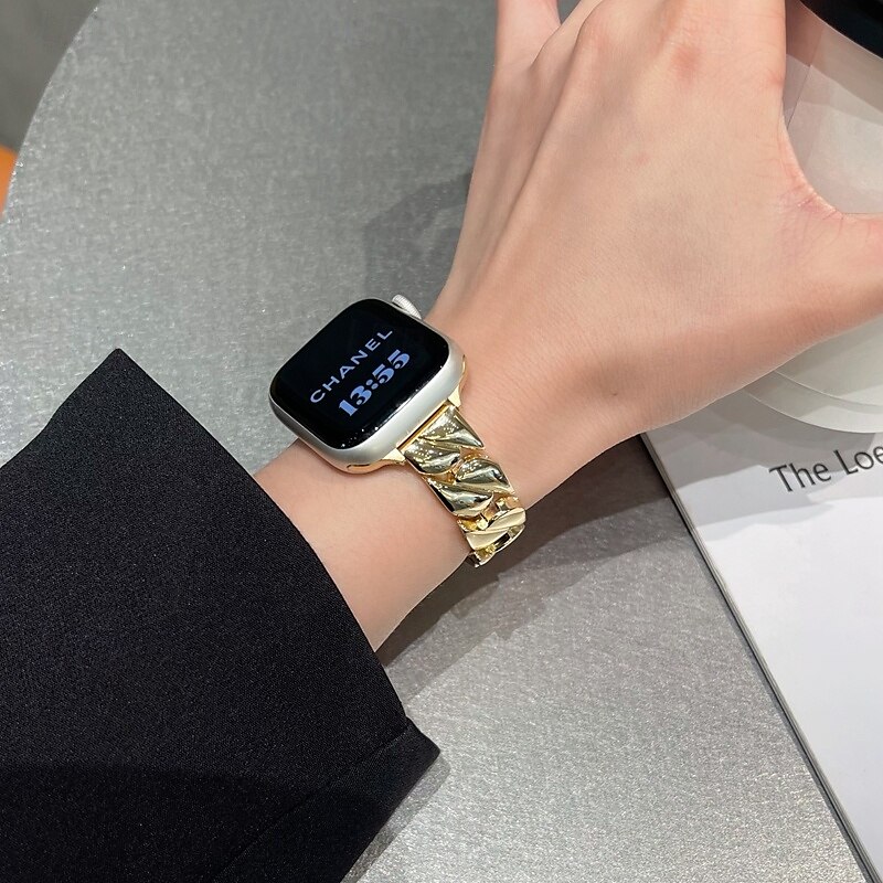סולו לופ מותאם ל רצועת השעון של Apple Watch 38 מ"מ 40 מ"מ 41 מ"מ 42 מ"מ 44 מ"מ 45 מ"מ 49 מ"מ נשים סגסוגת רצועת שעון חלופית ל iwatch Ultra 2 Series 9 8 7 SE 6 5 4 3 2 1 2025 - $20.99 –P10