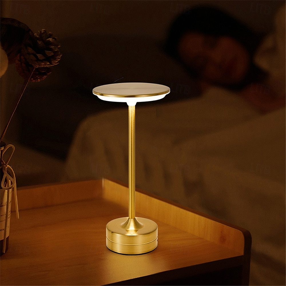 Metal Bar UFO Desk Lamp - USB Charging, Touch Dimming & Color Adjustment for Bar Coffee Shop 2025 - $38.99 –P8
