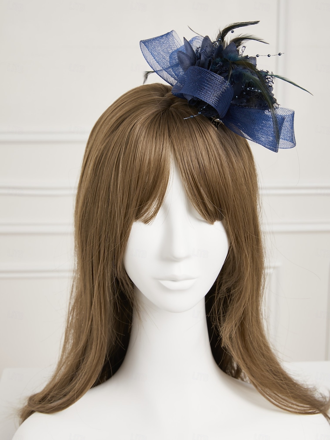 Elegant Feather Net Fascinators Hats with Feathers Fur Floral 1PC Special Occasion Kentucky Horse Race Ladies Day Headpiece dress to impress Race Day Dress 2025 - $15.99 –P6