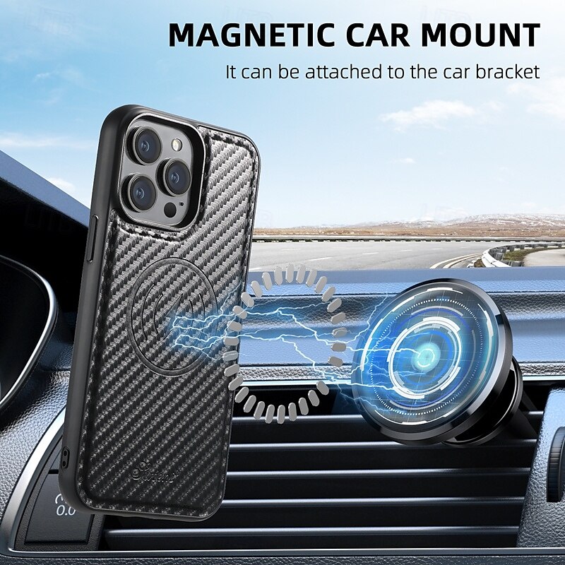 Phone Case For iPhone 16 Pro Max Plus iPhone 15 Pro Max Plus iPhone 14 13 12 Pro Max Plus Back Cover with Stand Holder Magnetic Support Wireless Charging Retro TPU PC 2025 - $30.99 –P4