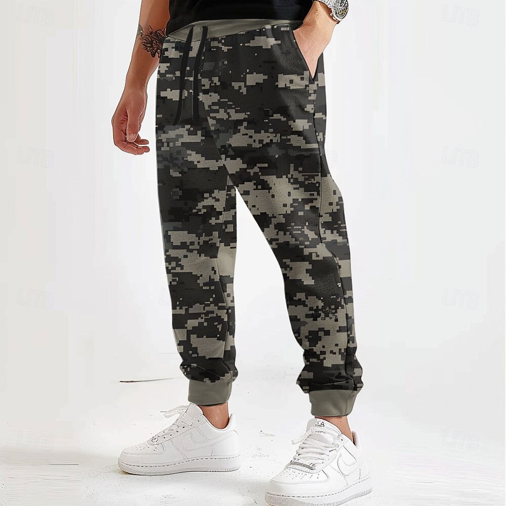Per uomo Mimetico Pantaloni da tuta Joggers Pantaloni Misura del girovita medio Vita elastica con coulisse Attivo Vintage Casual All'aperto Streetwear Abbigliamento Quotidiano Tasca Primavera Autunno del 2026 a $24.99 –P3