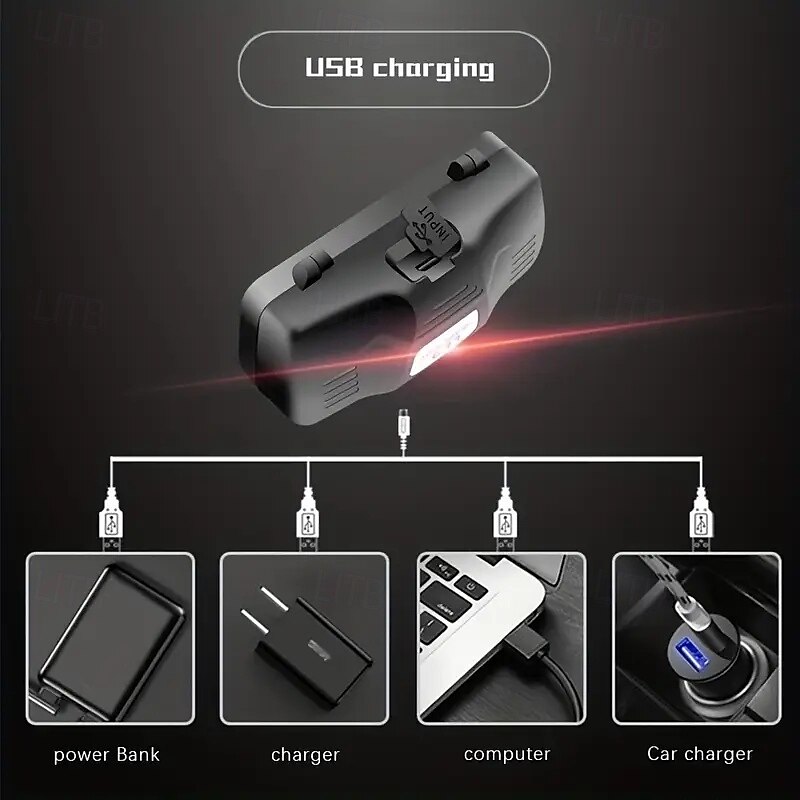 2-in-1 USB Rechargeable Red & White Light Headlamp Tactical Hunting Head Lights for Hunting & Camping 2025 - €23.99 –P7