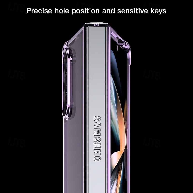 Phone Case For Samsung Galaxy Z Fold 7 Z Fold 6 Z Fold 5 Back Cover Shockproof Retro Plating 2025 - $17.99 –P9