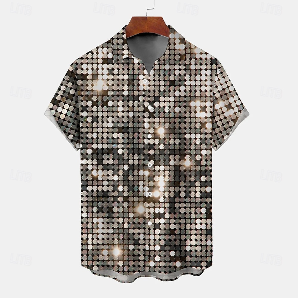 Per uomo Stampa 3D Maglietta informale Camicia con bottoni Manica lunga Astratto Informale Feste Casual Informale Estate Primavera Collo ripiegabile Abbottonare Giallo del 2025 a $22.99 –P2