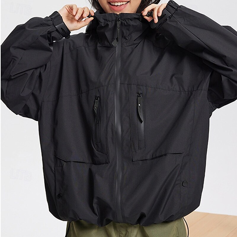 Homens Mulheres Jaqueta Softshell Jaqueta de Trilha Ao ar livre A Prova de Vento Impermeável Jaqueta leve Jaqueta corta-vento Viajar Preto Verde Tropa de 2025 por $105.99 –P11
