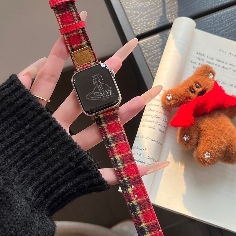 Sólová smyčka Kompatibilní s Řemínek k hodinkám Apple Watch 38 mm 40 mm 41 mm 42 mm 44 mm 45 mm 49 mm Nastavitelný PU kůže Náhradní pásek na hodinky pro iwatch Ultra 2 Series 9 8 7 SE 6 5 4 3 2 1 2025 - $20.99 –P17