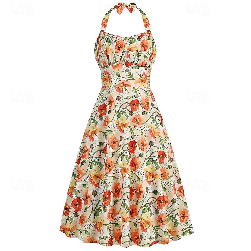 Elegáns Κλασσική 1950-es Ruhák A-vonalú Női Valentin nap Esemény / Buli Randi Zsúr Felnőttek Ruha Tavaszi nyár 2025 - $24.99 –P8
