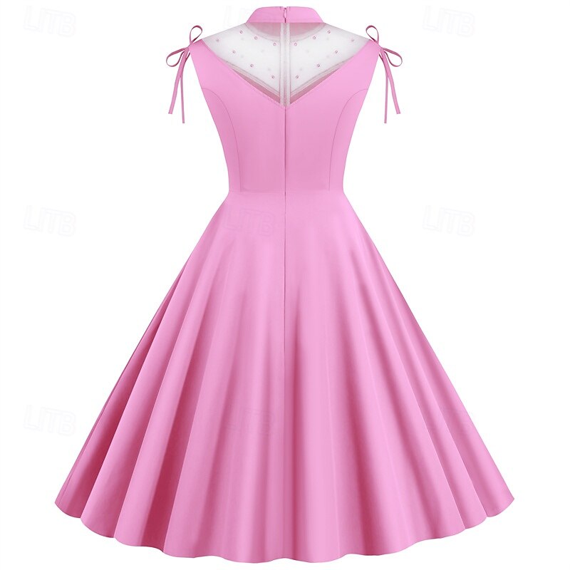 Elegant klasické 1950 Rochii Linia -A Pentru femei ziua îndragostiților Evenimente / Petrecere Dată Petrecere ceai Adulți Rochie Primavara vara 2025 - $21.99 –P3