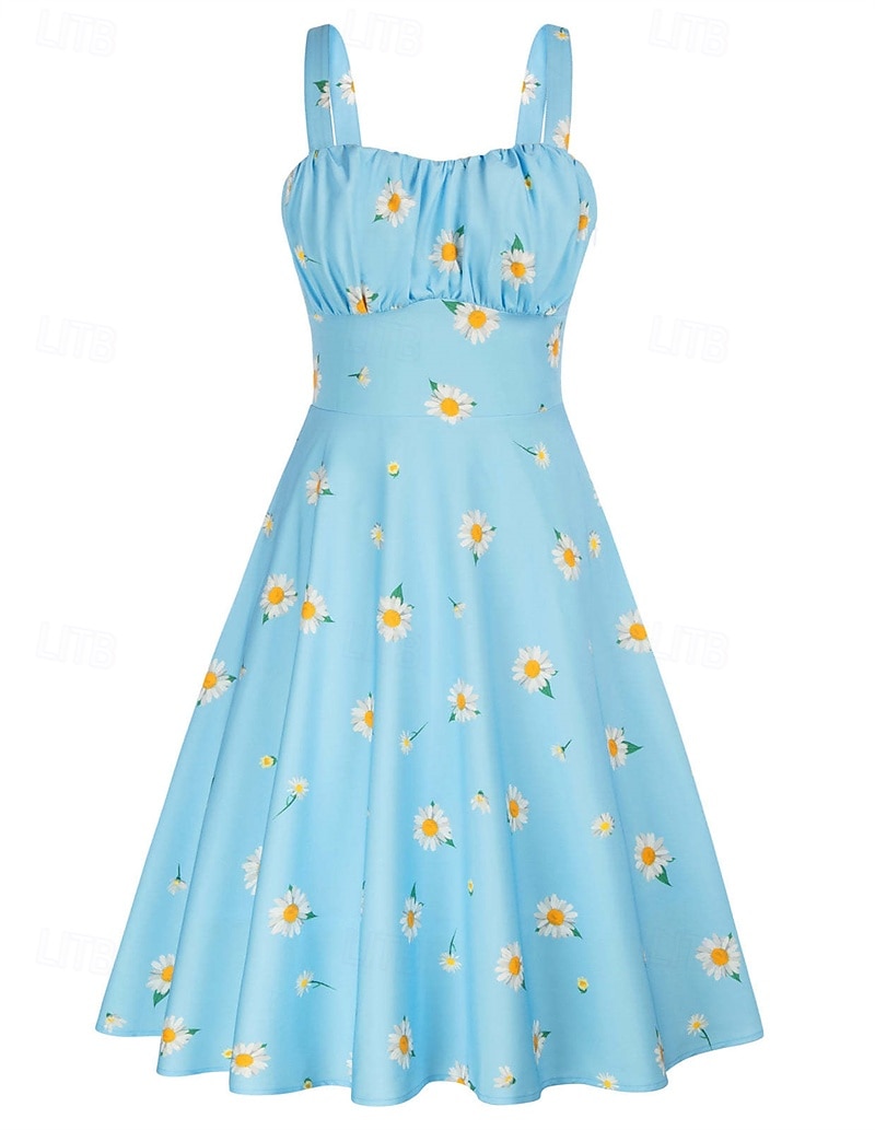 Elegáns Κλασσική 1950-es Ruhák A-vonalú Női Valentin nap Esemény / Buli Randi Zsúr Felnőttek Ruha Tavaszi nyár 2025 - $24.99 –P16