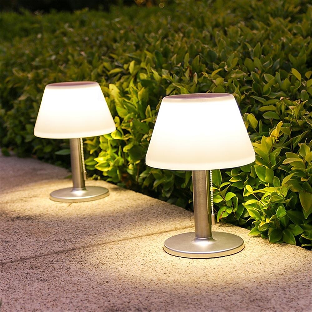 Solar Retro Desk Lamp - Waterproof Outdoor Table Floor Lamp for Bar, Garden, Terrace, Villa, Bar 2025 - $79.99 –P10