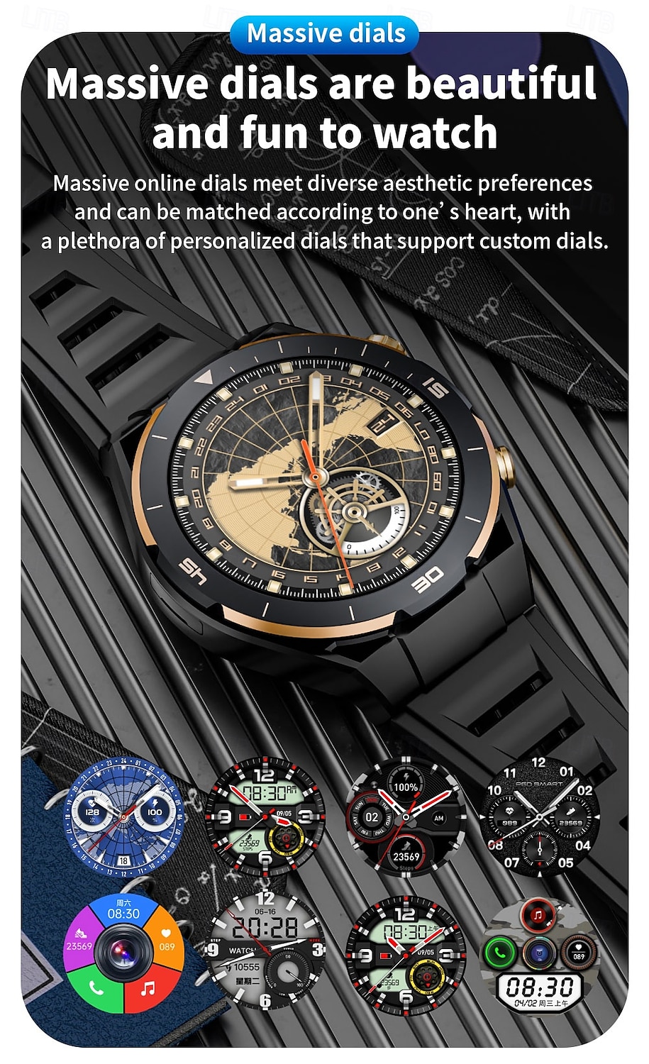 iMosi PG888 Android Smart Watch Men 2G/32G Storage HD Dual Camera NFC 2G 4G SIM Card WIFI Wireless Fast Internet Access Eurasian version 2025 - $137.79 –P12
