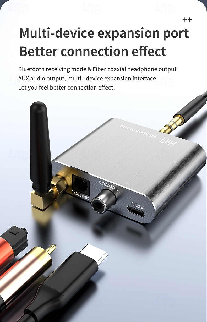 D300 Передатчик Bluetooth Bluetooth 5.0 Оптический аудиоинтерфейс 2025 - $47.99 –P4