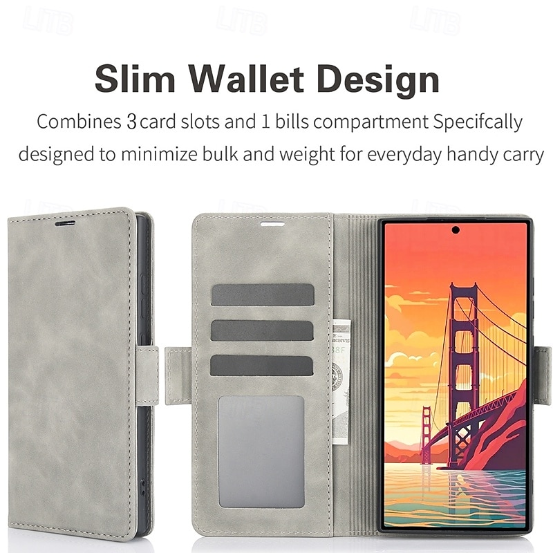 Phone Case For Samsung Galaxy S24 Plus S24 S23 S23 Plus S22 S22 Plus S21 Ultra S21 FE S21 S20 Plus Flip Cover with Stand Holder Magnetic Card Slot Retro TPU PU Leather 2025 - $20.99 –P4