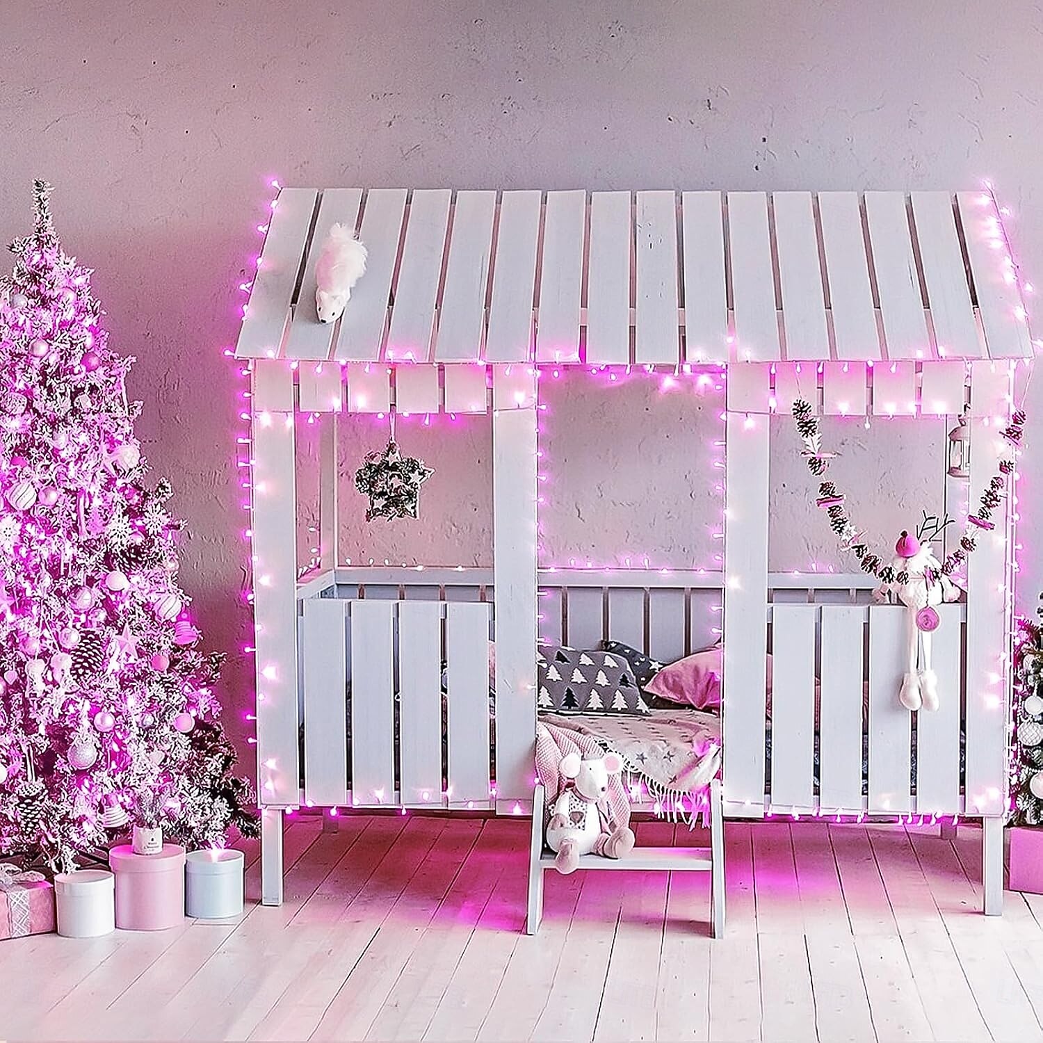 50m/100m Red & Pink LED String Lights, 400/800 LEDs EL 5mm Fairy Lights for Valentine's Day Holiday Party Décor 1 Set 2025 - $63.99 –P10
