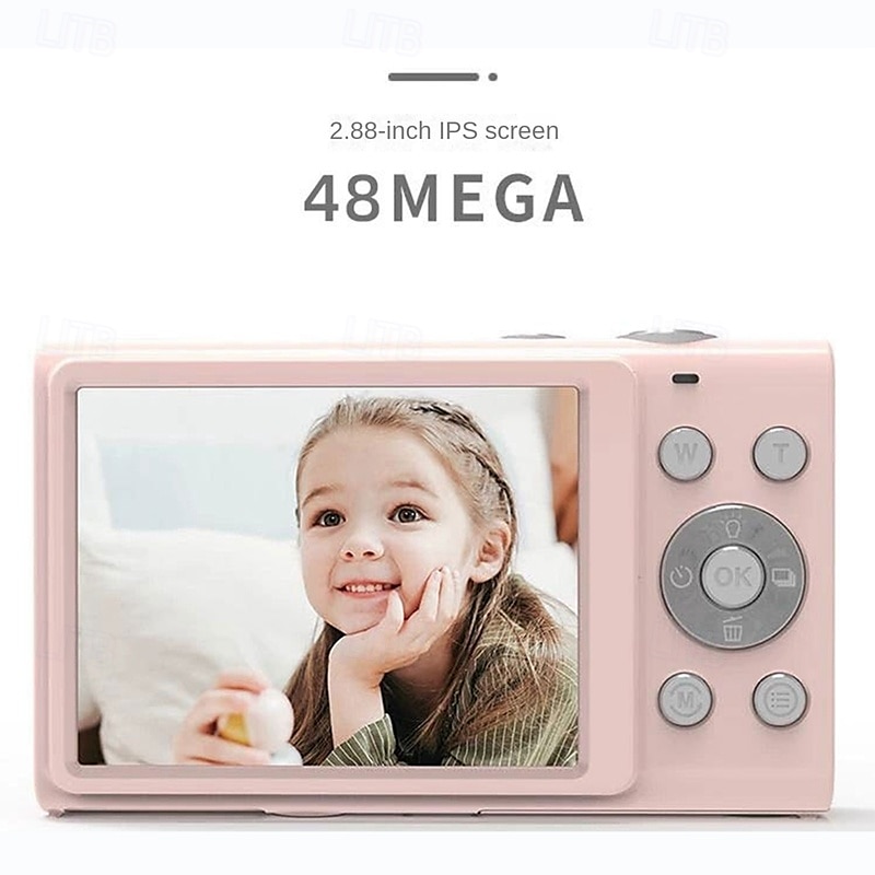 Digital Camera 4K Vlogging Camera 48Mp Digital Zoom Portable Point and Shoot Digicam with 32GB/64GB/128GB Memory Card Included 2025 - $95.99 –P7