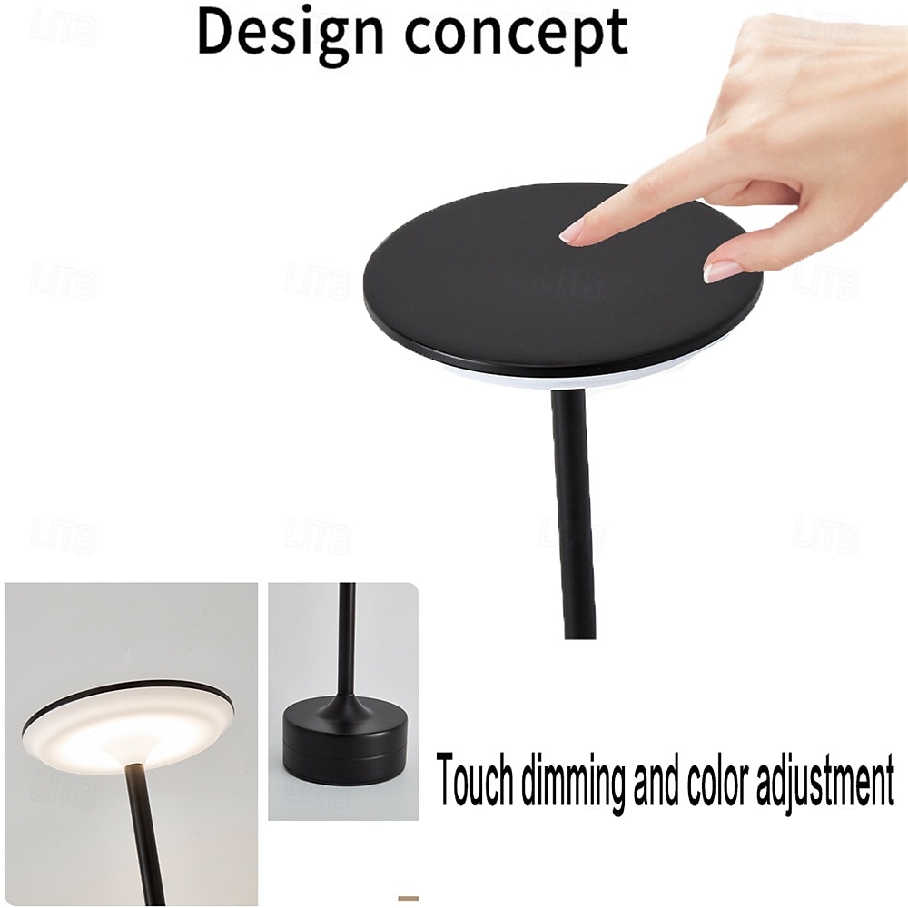 Metal Bar UFO Desk Lamp - USB Charging, Touch Dimming & Color Adjustment for Bar Coffee Shop 2025 - $38.99 –P5