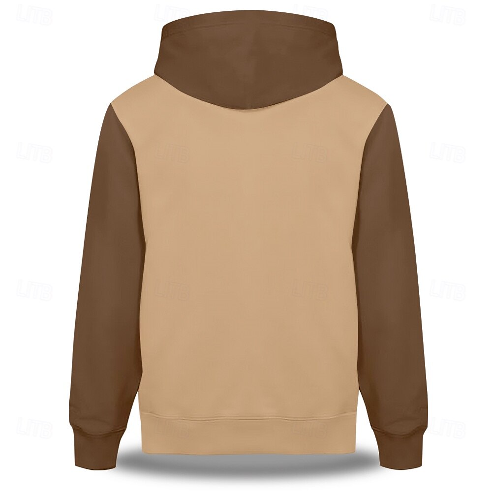 Męskie Kamuflaż Jeleń Z kapturem Bluza z Kapturem Bluza z kapturem Kaptur Moda Druk 3D Urlop Łowiectwo Czarny Brązowy Zamek Ściągana na sznurek Jesień Zima Projektant 2025 - $29.99 –P2