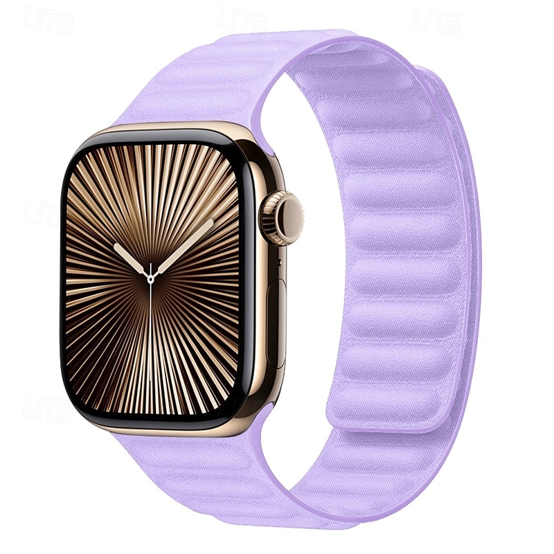 2025年 Solo Loop と互換性があります Apple Watch ウォッチバンド 38mm 40mm 41mm 42mm 44mm 45mm 49mm マグネティッククラスプ 調整可 生地 交換用時計バンド のために iwatch Ultra 2 Series 9 8 7 SE 6 5 4 3 2 1 コレクション – $18.99 –P13