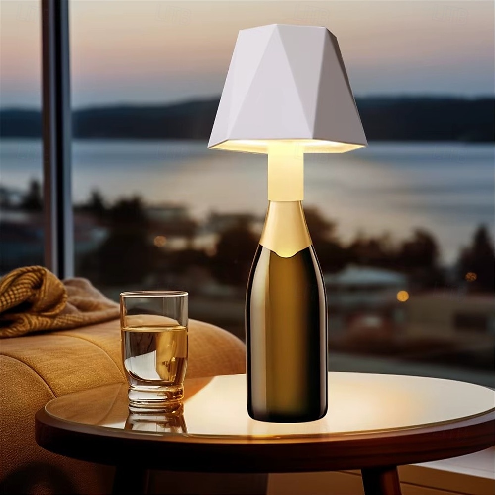 lampe de table à LED rechargeable - lampe de bureau tactile sans fil alimentée par USB pour 3 couleurs lampe tactile mobile lumière LED 1pc de 2025 ? $31.99 –P6