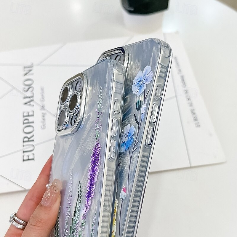 2025年 電話 ケース 用途 iPhone 16 Pro Max プラス iPhone15 iPhone 15 Pro Max iPhone 14 Pro Max iPhone 13 Pro Max バックカバー 耐衝撃 レトロ風 TPU PC  コレクション – $13.99 –P7