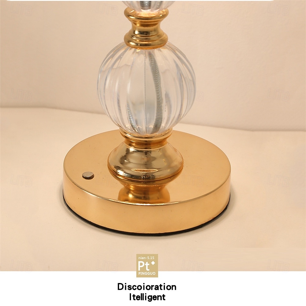 USB Rechargeable Crystal Pineapple Desk Lamp - Touch Control Table Night Light 1pc 2025 - $48.99 –P6