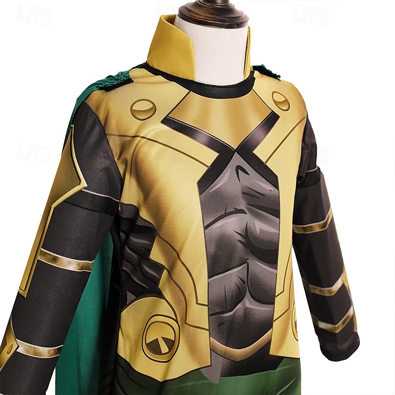Ragnarök Loki Roupa Ocasiões Especiais Fatos de Corpo Trajes temáticos de filmes e séries Cosplay filme for Para Meninos Crianças Dia Das Bruxas Carnaval Espetáculo Festa Palco de 2025 por $49.99 –P7