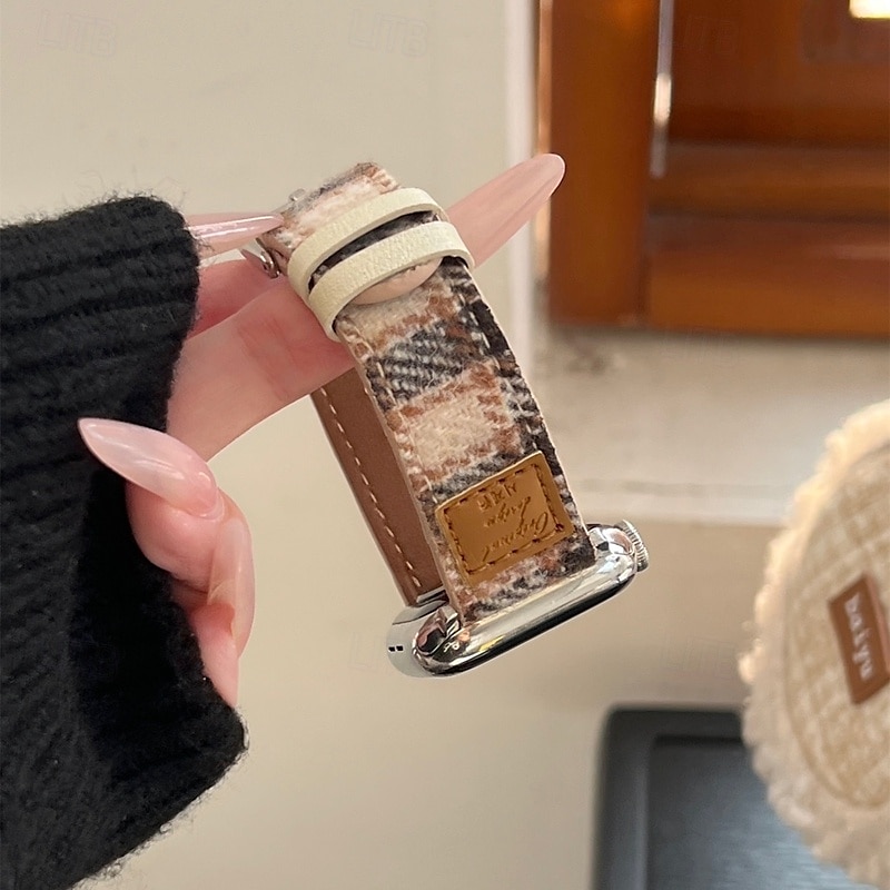 Sólová smyčka Kompatibilní s Řemínek k hodinkám Apple Watch 38 mm 40 mm 41 mm 42 mm 44 mm 45 mm 49 mm Nastavitelný PU kůže Náhradní pásek na hodinky pro iwatch Ultra 2 Series 9 8 7 SE 6 5 4 3 2 1 2025 - $20.99 –P13