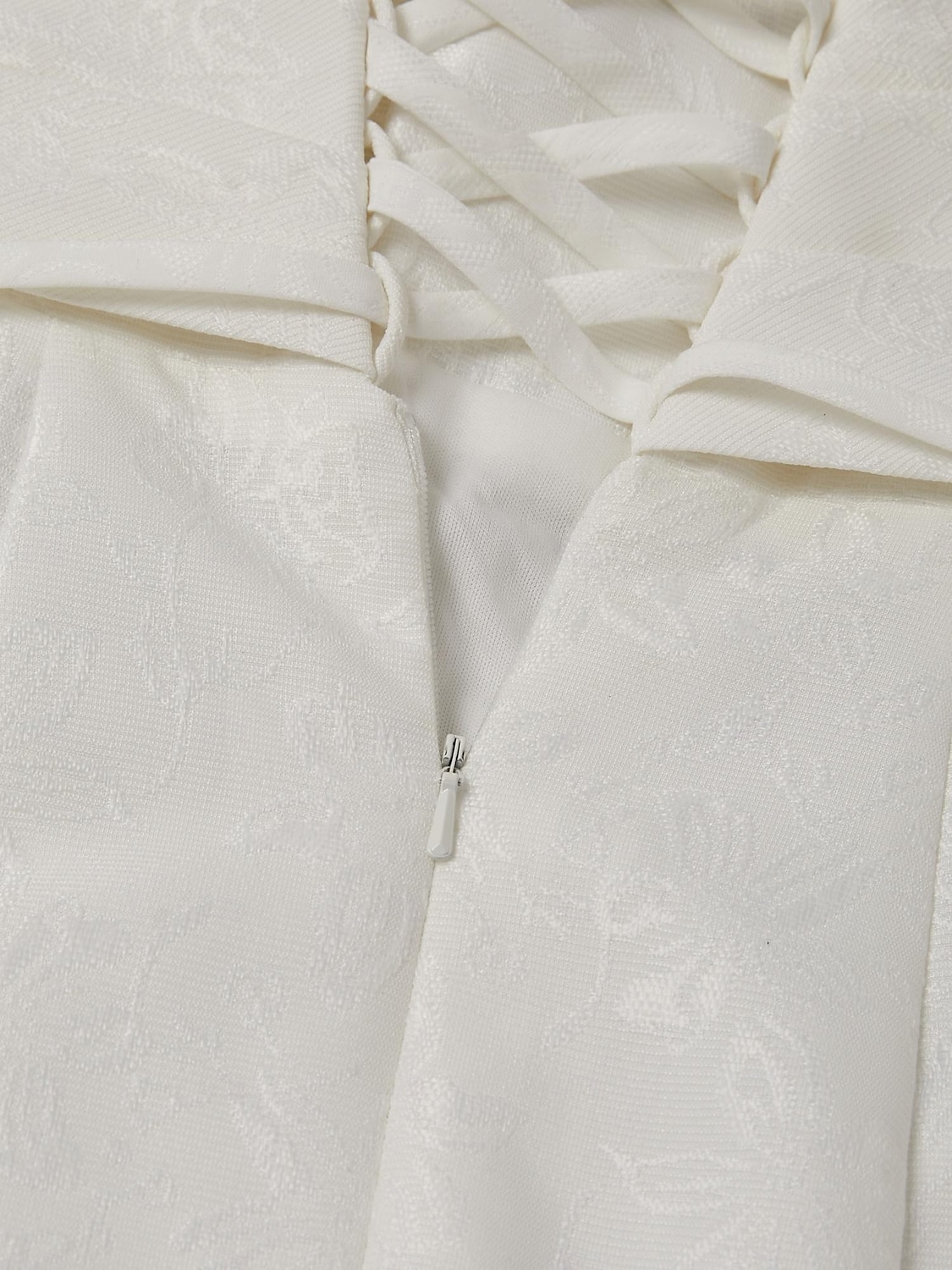 Abiti da sposa da cerimonia A-Line scollo a V senza maniche lunghezza totale abiti da sposa in raso con strascico e arricciature 2025 del 2025 a $167.99 –P8