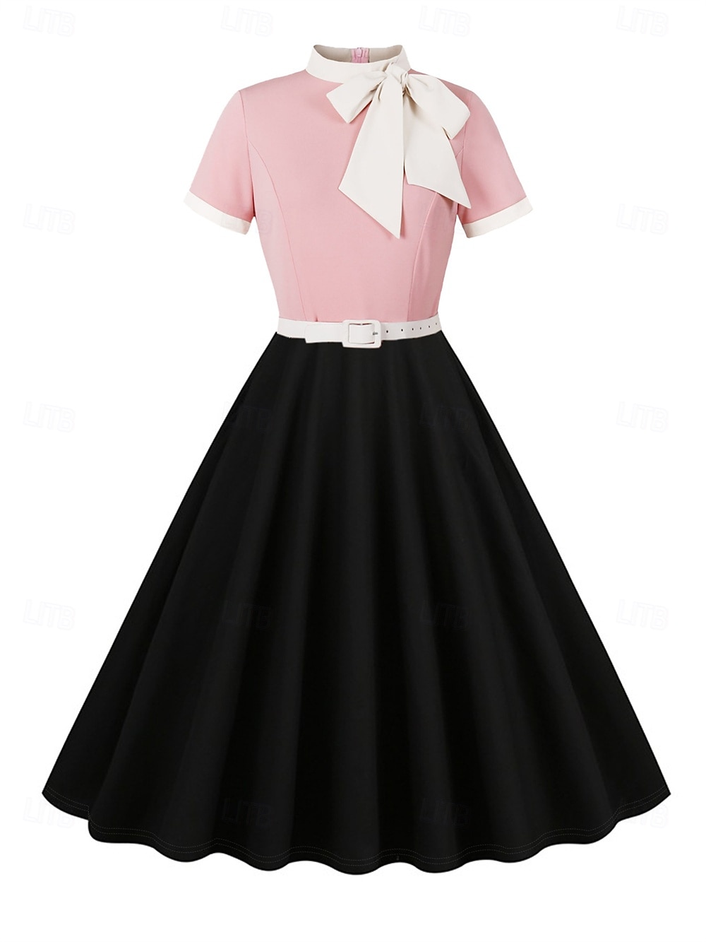 Retro / vintage Femtiotal Cocktail klänning Klänningar Flare Klänning Maskeradkläder Dam Maskerad Fest Möhippa Festival Vuxna Klänning Hemkomstklänningar 2026 - $32.99 –P4