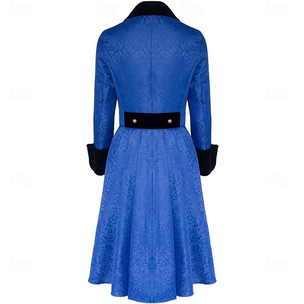 Punk y gótico Renacimiento siglo 17 Abrigo Chaqueta Gabardina Caballero Noble Hombre Víspera de Todos los Santos Carnaval Mascarada Evento / Fiesta Mascarada Feria del Renacimiento Adulto Chaqueta 2025 - $49.99 –P14