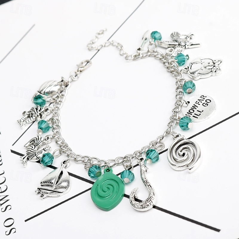 Moana Principessa Moana Accessori Braccialetto Gioielleria Cosplay Cosplay di film for Per donna Adulti Halloween Carnevale Festa / Sera del 2025 a $13.99 –P4