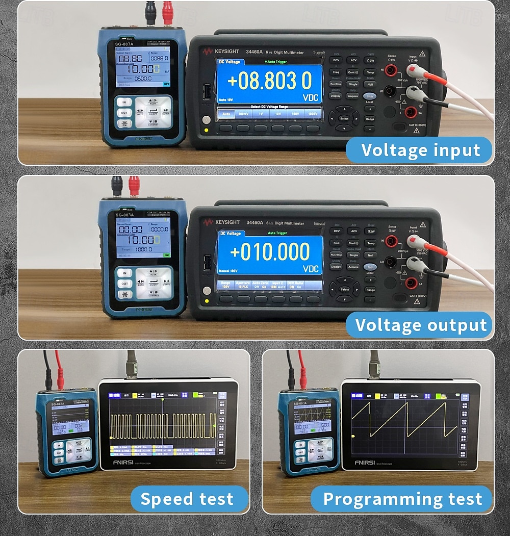 Generador de señal de corriente multifunción digital 0-10v simulador de voltaje de corriente ajustable generador de señal 4-20ma portátil 2025 - $159.99 –P5