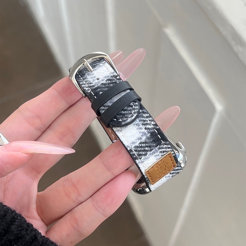 Sólová smyčka Kompatibilní s Řemínek k hodinkám Apple Watch 38 mm 40 mm 41 mm 42 mm 44 mm 45 mm 49 mm Nastavitelný PU kůže Náhradní pásek na hodinky pro iwatch Ultra 2 Series 9 8 7 SE 6 5 4 3 2 1 2025 - $20.99 –P7