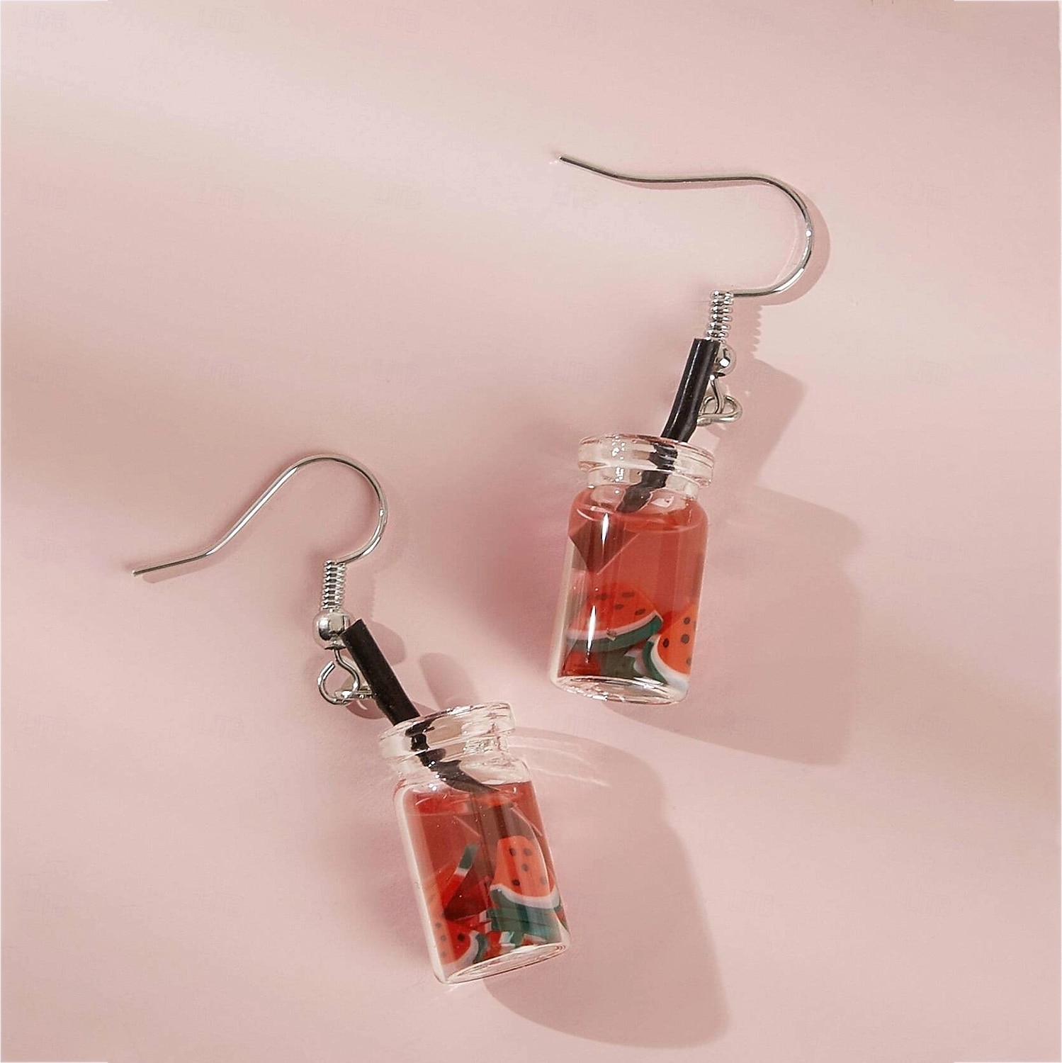 Mujer Pendiente Lujoso Alegría Elegante Aretes Joyas Borgoña Para Fiesta 2025 - $15.49 –P4