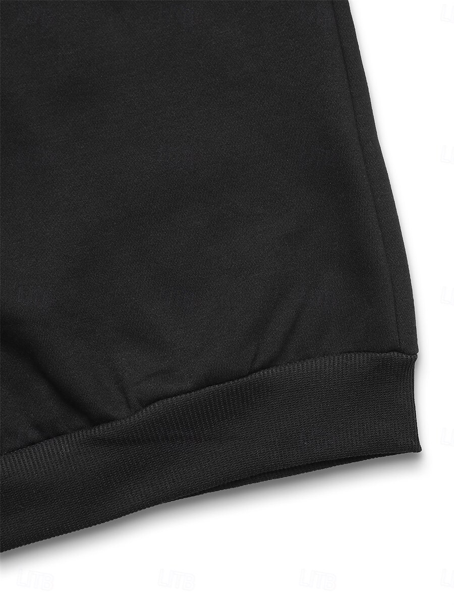 Per donna Di tendenza Informale Manica lunga Girocollo Top regolari Strada Informale Sport Collage Nero Autunno Inverno del 2025 a $35.99 –P8