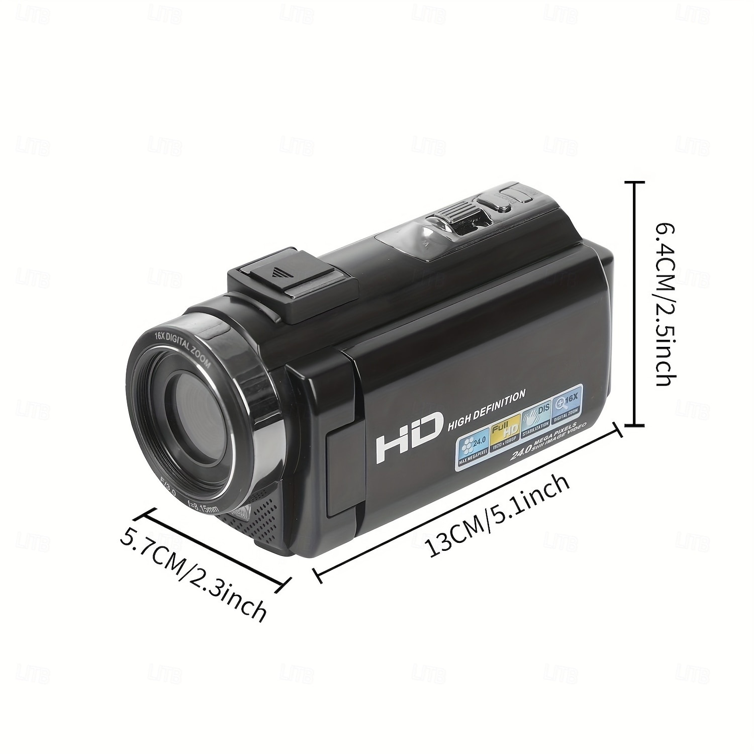 16X Digital Zoom Ultra HD 30FPS Digital Video Camera Camcorder with 3inch IPS 270 Degrees Rotation Screen Remote Control and 1500mah Battery for Vlogging 2025 - $142.99 –P5