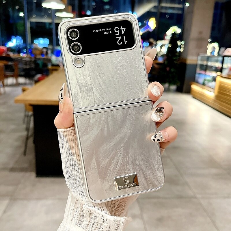 Phone Case For Samsung Galaxy Z Flip 6 Z Flip 5 Z Flip 4 Z Flip 3 Back Cover Shockproof Retro PC 2025 - $16.99 –P5
