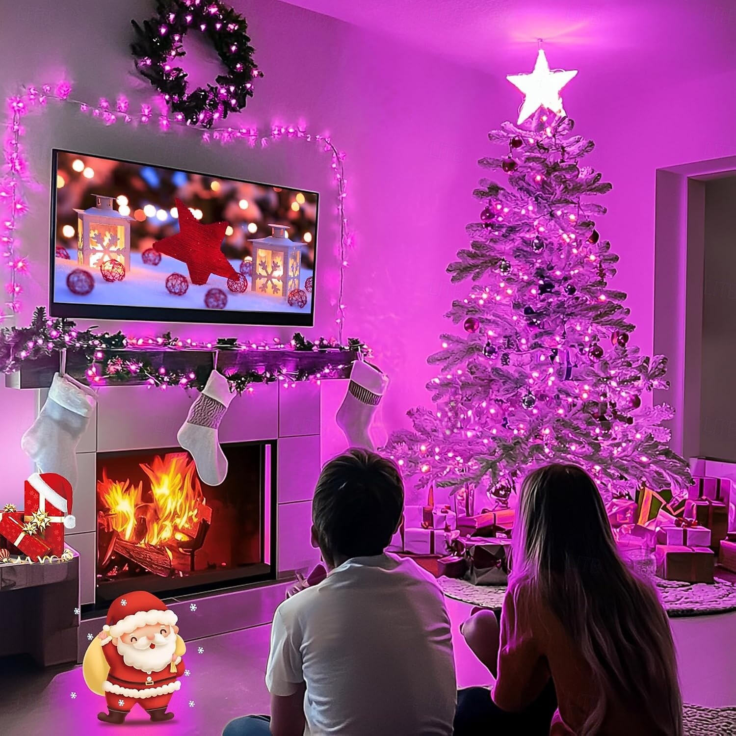 50m/100m Red & Pink LED String Lights, 400/800 LEDs EL 5mm Fairy Lights for Valentine's Day Holiday Party Décor 1 Set 2025 - $63.99 –P7