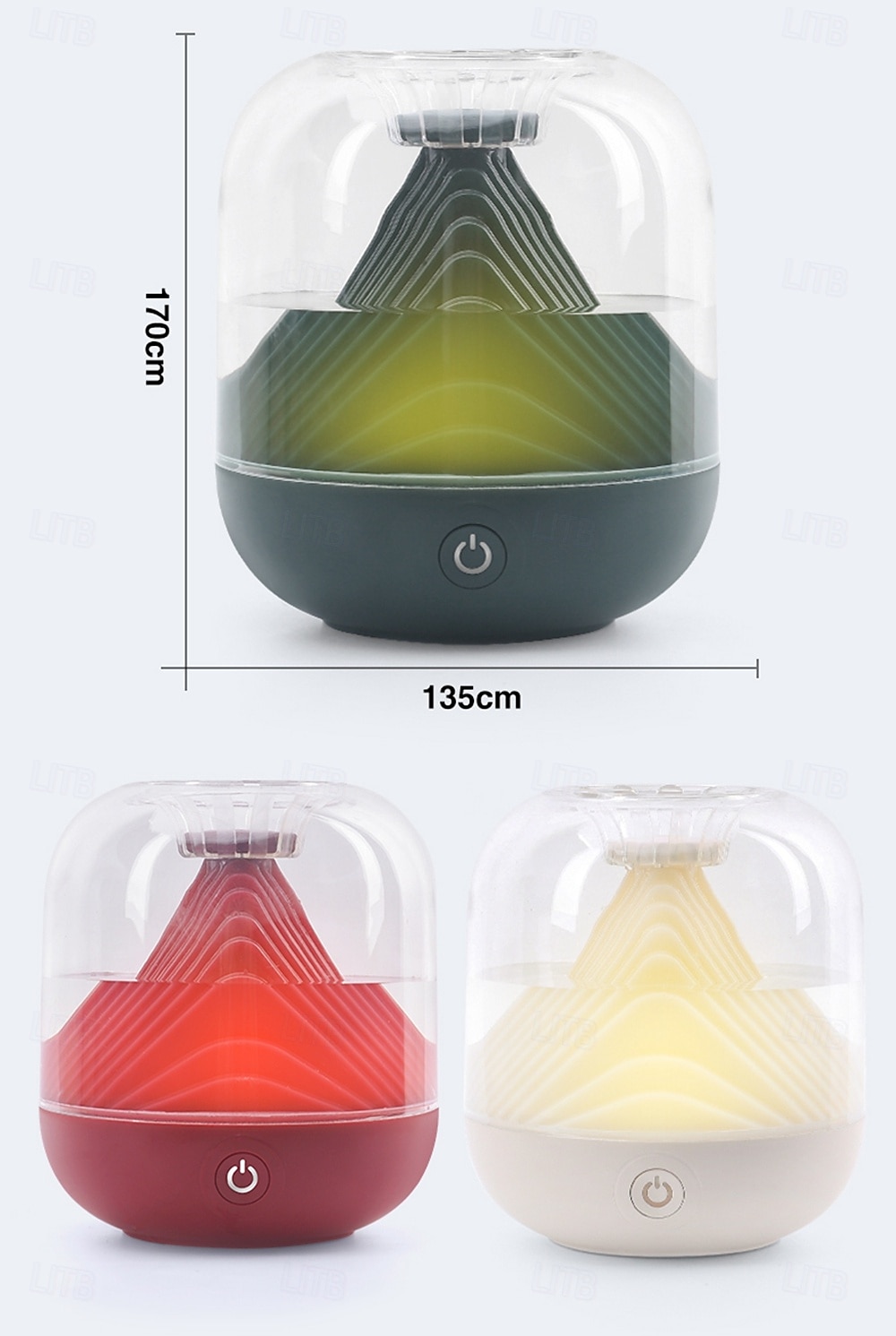 700ML Humidifier Desktop USB Aromatherapy Humidifier LED Night Light Air Diffuser Mist, Bedroom Air Purifier 2025 - $36.99 –P10
