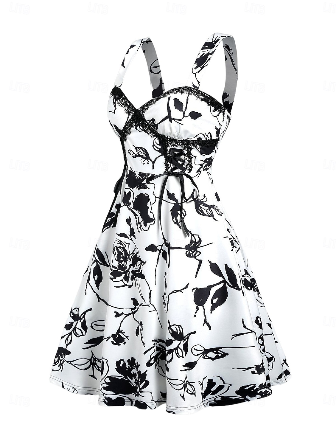Retro Vintage 1950er Vintage-Kleid Kleid Maskerade Damen Karneval Neujahr Maskerade Alltagstauglich Junggesellinnenabschiedsparty Erwachsene Kleid 2025 - $24.99 –P7
