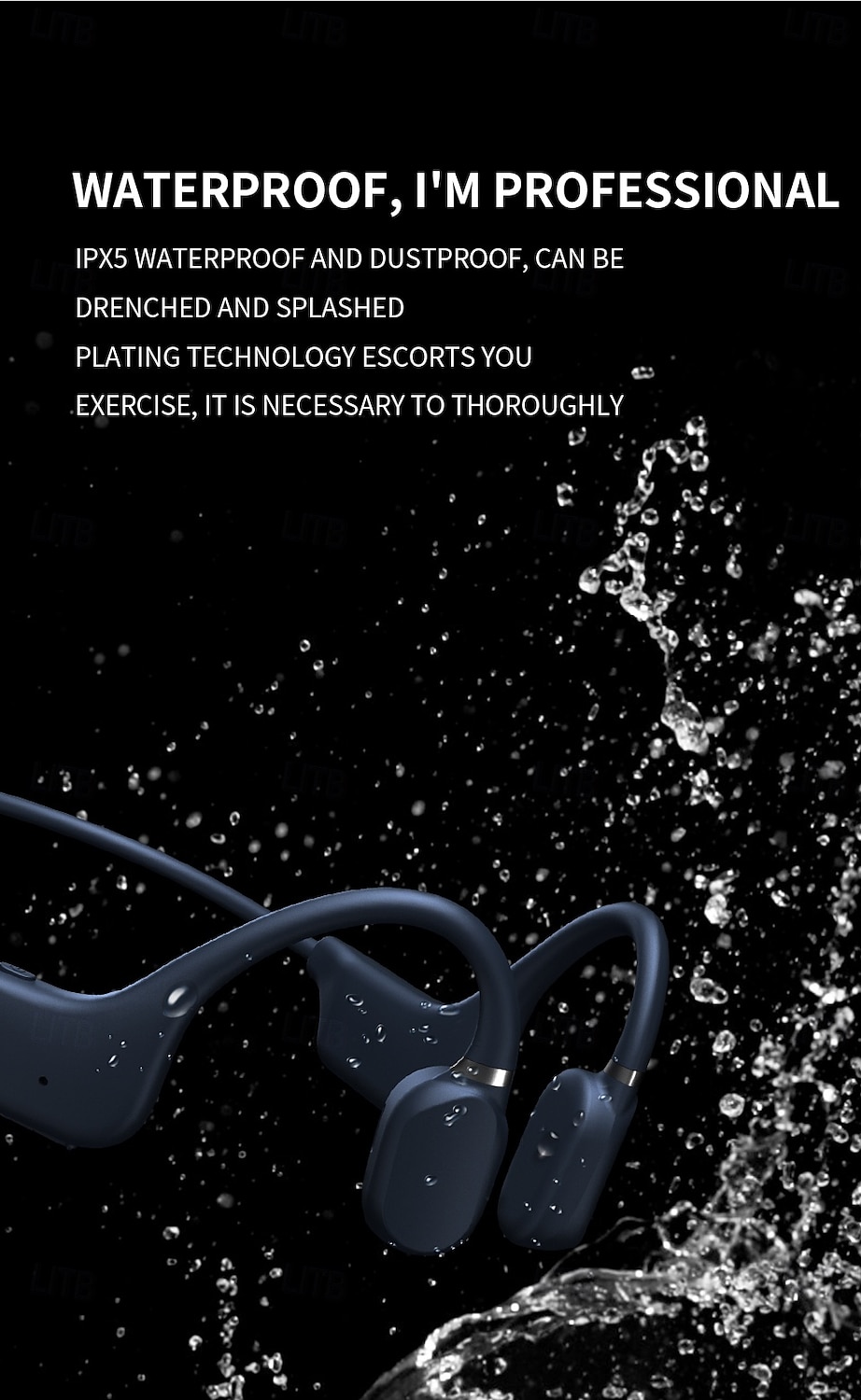 Open-Ear Wireless Earphones Air Conduction Headphones Bluetooth 5.0 with Mic Lightweight Waterproof for Running Hiking Driving Cycling 2025 - $42.99 –P8