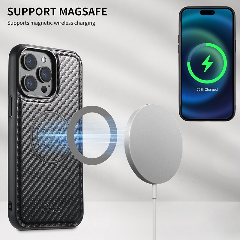 Phone Case For iPhone 16 Pro Max Plus iPhone 15 Pro Max Plus iPhone 14 13 12 Pro Max Plus Back Cover with Stand Holder Magnetic Support Wireless Charging Retro TPU PC 2025 - $30.99 –P3