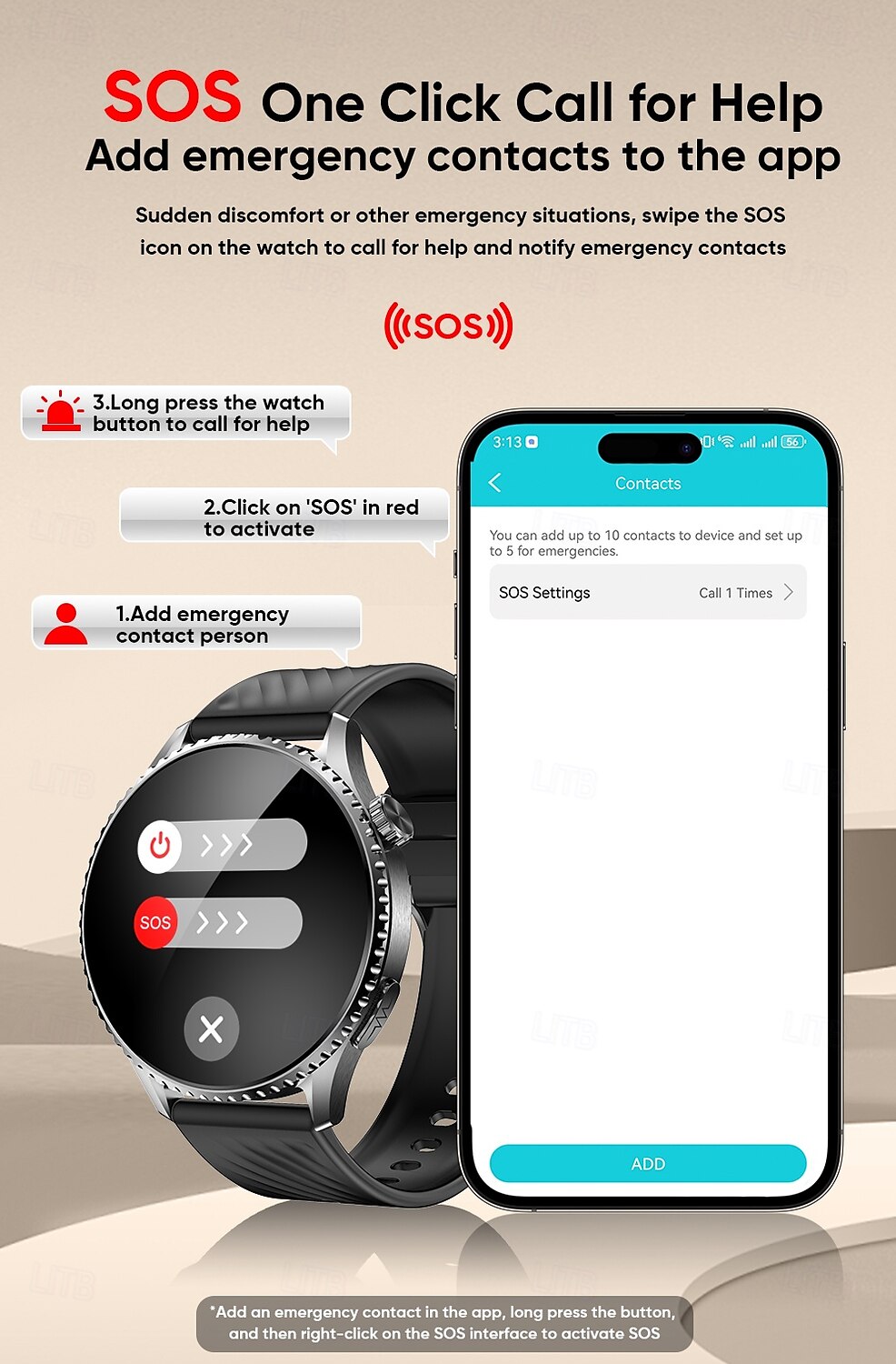 iMosi MT800 Smart Watch 1.56 inch Smartwatch Fitness Running Watch Bluetooth ECG+PPG Temperature Monitoring Pedometer Compatible with Android iOS Women Men Hands-Free Calls Waterproof Media Control 2025 - $78.99 –P10
