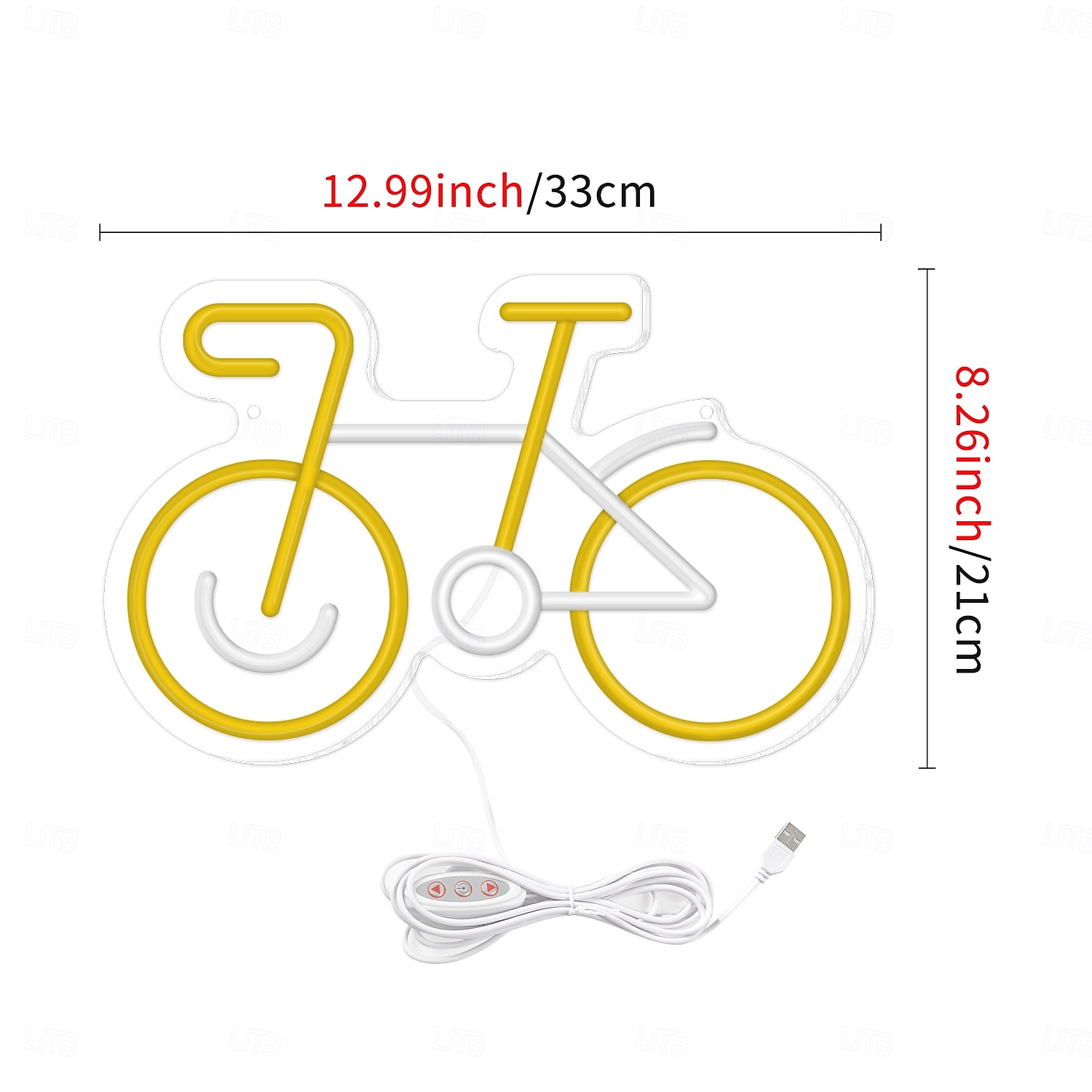 لافتة نيون للدراجة بسيطة، لافتة نيون للدراجة 5 فولت تعمل بالطاقة عبر USB للديكور المنزلي، غرفة المعيشة، ديكور المنزل، ديكور تمثال للطاولة الجانبية، ديكور جداري فني للدراجة 2026 - $55.99 –P1