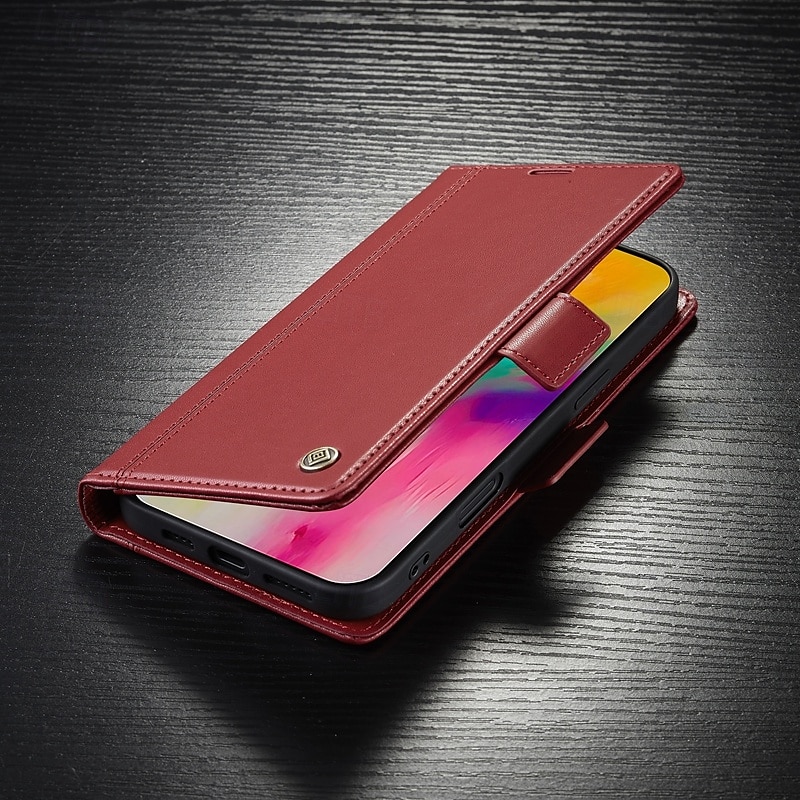 Phone Case For iPhone 16 Pro Max Plus iPhone 15 Pro Max Plus iPhone 14 13 12 11 Pro Max Plus Mini Flip Cover with Stand Holder Card Slot Shockproof Retro TPU PU Leather 2025 - $16.99 –P13