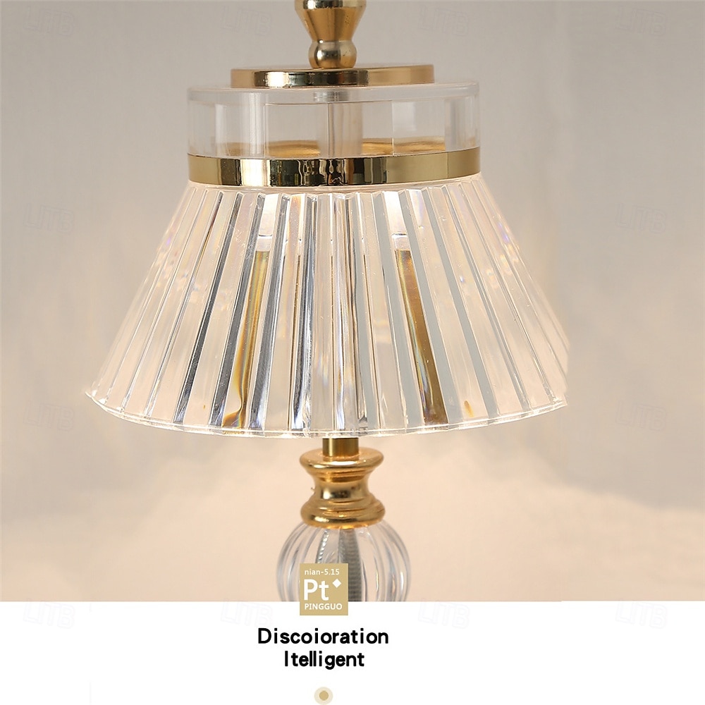 USB Rechargeable Crystal Pineapple Desk Lamp - Touch Control Table Night Light 1pc 2025 - $48.99 –P5