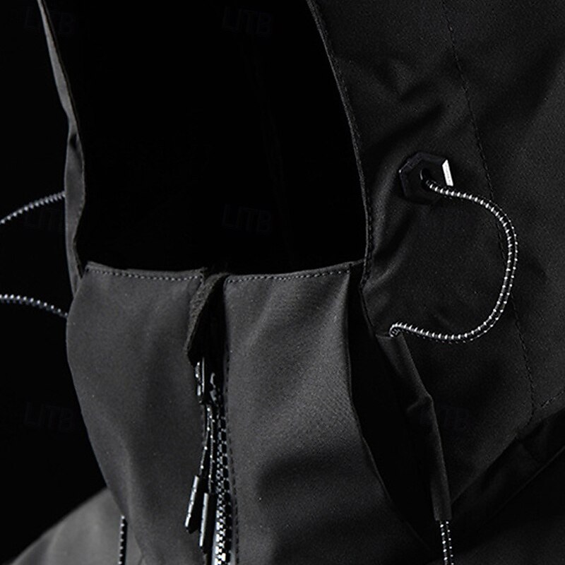 Homens Jaqueta Softshell Jaqueta de Trilha Inverno Ao ar livre Bloco de cor Térmico / Quente A Prova de Vento Impermeável Jaquetas 3-em-1 Jaqueta de Inverno Jaqueta corta-vento Viajar Preto Branco de 2025 por $82.99 –P10