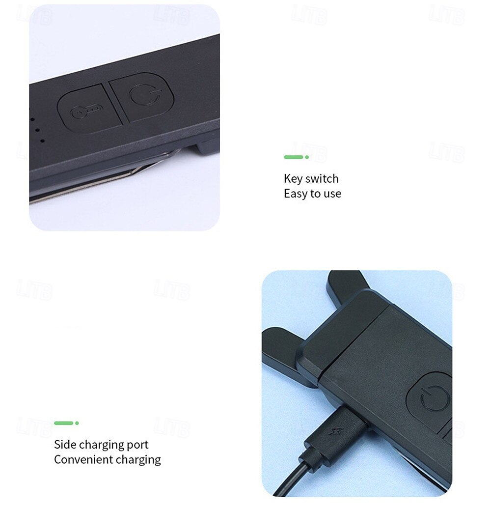 2025年 ブックライト LED USB 充電式 読書灯 目の保護 ナイトライト ポータブル クリップ デスクライト ブックマーク 読書灯 1/2個  コレクション – $21.99 –P3